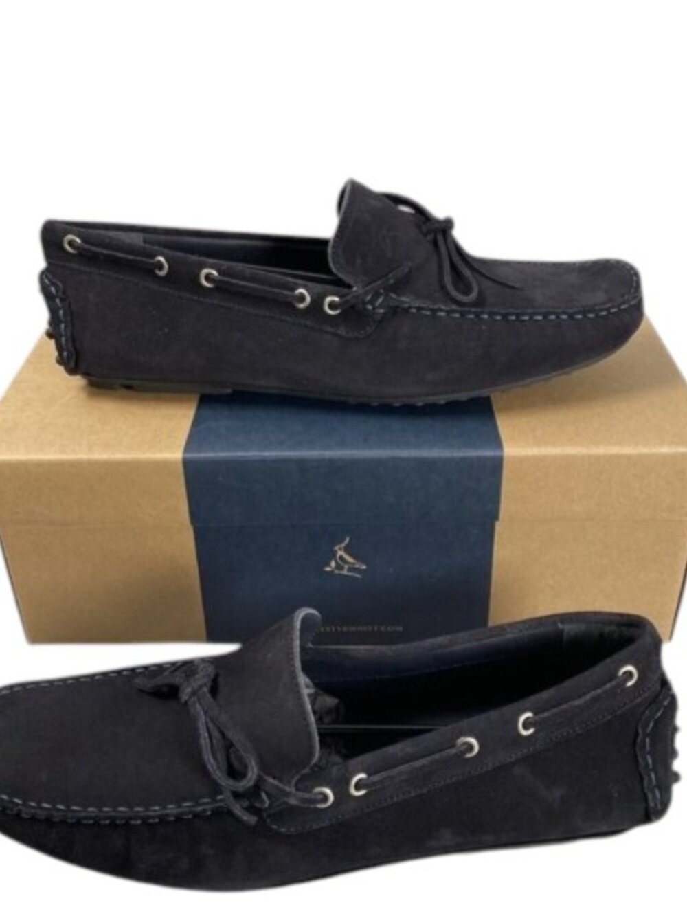 NEW CHARLES TYRWHITT Blue Suede Loafers